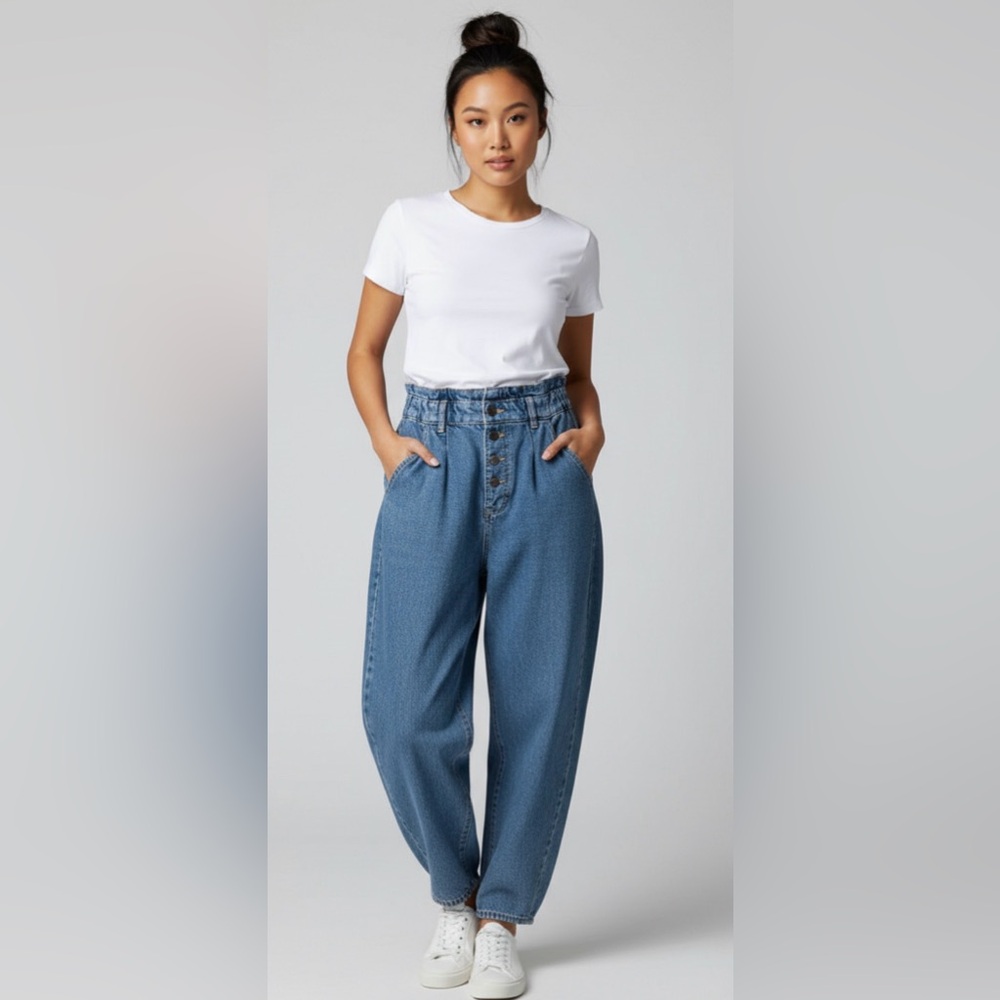 Zara Women's High Rise Blue Jeans